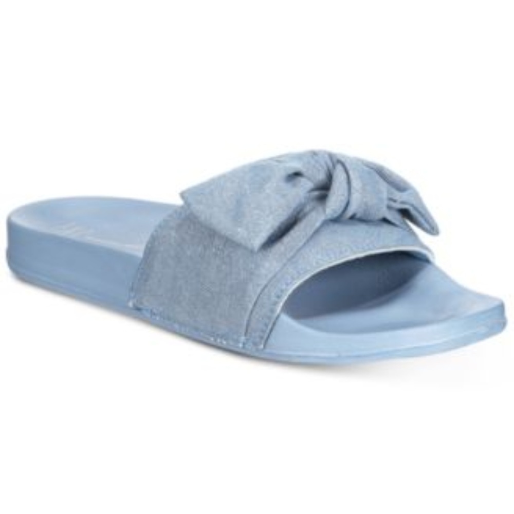 I.N.C. 3 for $20 Blue Women's Knotted Slide